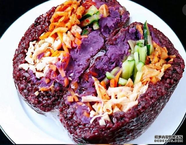 紫米時(shí)蔬飯團(tuán)，好吃又營(yíng)養(yǎng)均衡的低脂減肥餐
